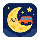 icon_transportation_moon_cartoon icon preview