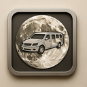 icon_transportation_moon_embossed icon preview