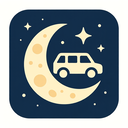 icon_transportation_moon_flat_design icon preview