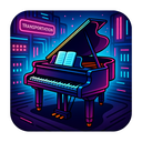 icon_transportation_piano_cyberpunk icon preview
