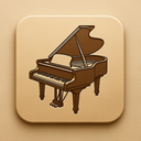 icon_transportation_piano_embossed icon preview