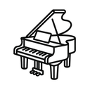 icon_transportation_piano_line_art icon preview
