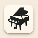 icon_transportation_piano_minimalist icon preview