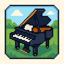 icon_transportation_piano_pixel_art icon preview