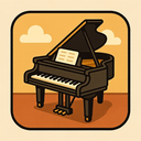 icon_transportation_piano_retro icon preview