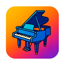icon_transportation_piano_vibrant_colors icon preview