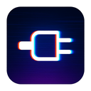 icon_transportation_plug_digital_glitch icon preview