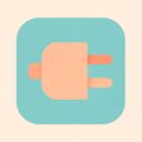icon_transportation_plug_flat_pastel icon preview