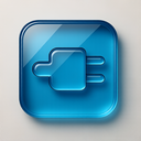 icon_transportation_plug_glassy icon preview