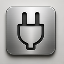 icon_transportation_plug_metallic icon preview