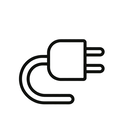 icon_transportation_plug_minimal_outline icon preview