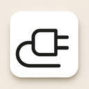 icon_transportation_plug_minimalist icon preview