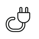 icon_transportation_plug_outline icon preview