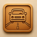 icon_transportation_road_embossed icon preview