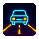 icon_transportation_road_neon icon preview