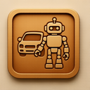 icon_transportation_robot_embossed icon preview