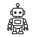 icon_transportation_robot_line_art icon preview