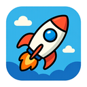 icon_transportation_rocket_cartoon icon preview