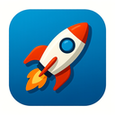 icon_transportation_rocket_iconic icon preview