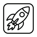 icon_transportation_rocket_outline icon preview