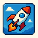 icon_transportation_rocket_pixel_art icon preview