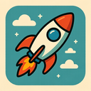 icon_transportation_rocket_retro icon preview