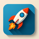 icon_transportation_rocket_shadow_effect icon preview