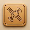 icon_transportation_satellite_embossed icon preview