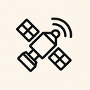 icon_transportation_satellite_geometric icon preview
