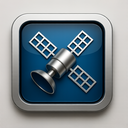 icon_transportation_satellite_metallic icon preview
