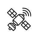 icon_transportation_satellite_minimal_outline icon preview