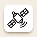 icon_transportation_satellite_minimalist icon preview