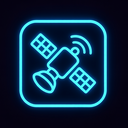 icon_transportation_satellite_neon icon preview