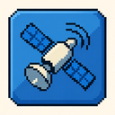 icon_transportation_satellite_pixel_art icon preview