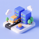 icon_transportation_server_3d_isometric icon preview