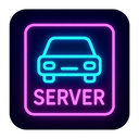 icon_transportation_server_neon icon preview