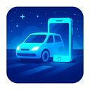 icon_transportation_smartphone_futuristic icon preview