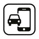 icon_transportation_smartphone_monochrome icon preview
