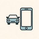 icon_transportation_smartphone_thin icon preview