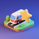 icon_transportation_star_3d_isometric icon preview