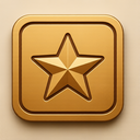 icon_transportation_star_embossed icon preview