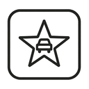 icon_transportation_star_thin icon preview