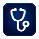 icon_transportation_stethoscope_digital_glitch icon preview