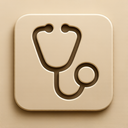 icon_transportation_stethoscope_embossed icon preview