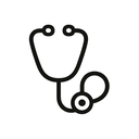 icon_transportation_stethoscope_line_art icon preview