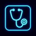 icon_transportation_stethoscope_neon icon preview