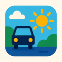 icon_transportation_sun_abstract icon preview