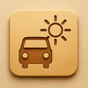 icon_transportation_sun_embossed icon preview