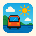 icon_transportation_sun_iconic icon preview