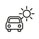 icon_transportation_sun_minimal_outline icon preview